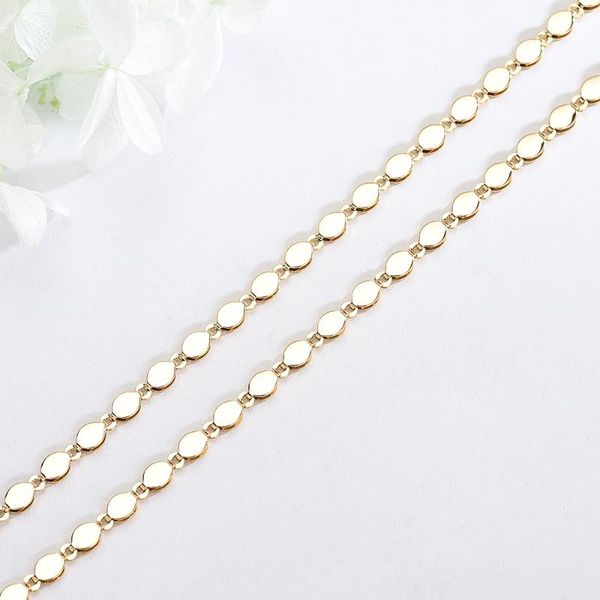 

chains 2021 selling saudi 24k copper necklace gold chain for bridal, Silver