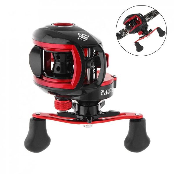 

baitcasting reels 18+1bb portable high speed 8.1:1 fishing bait casting braking force 10kg / 22lb with right left hand optional