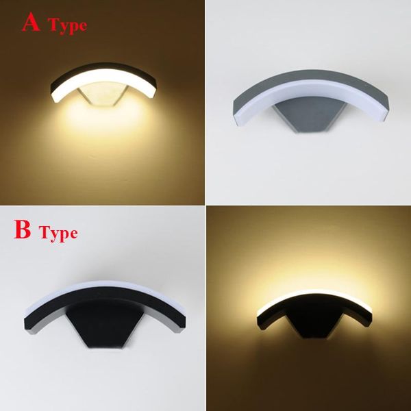 

outdoor wall lamps 18w 24w led lamp waterproof pir motion sensor porch sconce garden courtyard staircase exterior light fixture