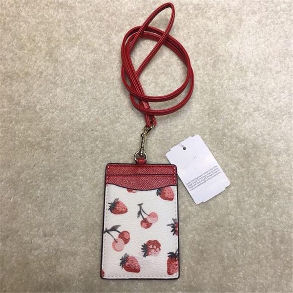 Kartenhalter Modedesigner Schlanke Brieftasche Lanyard Bushalter Student Büropersonal Arbeit Karteninhaber Frauen Geldbörsen ID Kredit Geld Cl241C