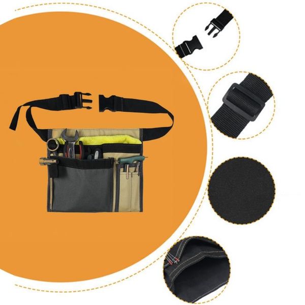 

storage bags electrician tool organizer bag waist pocket carrying pouch home