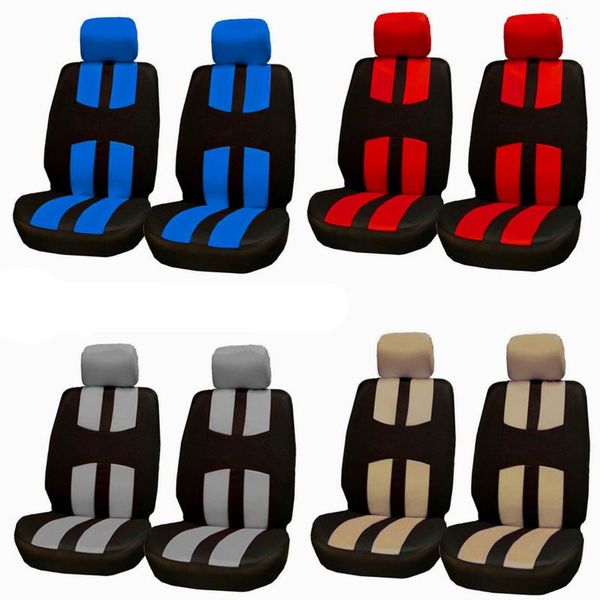 

car seat covers universal front protect cover washable auto suv van truck bus 2 headrest +