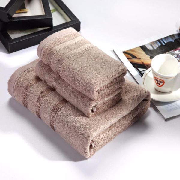 

100% bamboo bath beach towel sets for adults 3pcs/set face gift towels bathroom 34cm*74cm*2pcs 70cm*140cm*1pc#99
