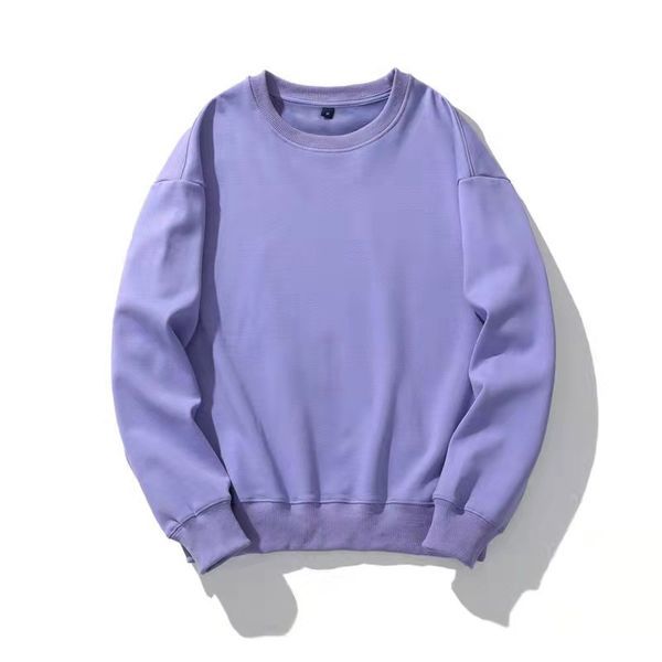 

wholesale cotton blank custom pullover crewneck plain sweatshirts for men, Black