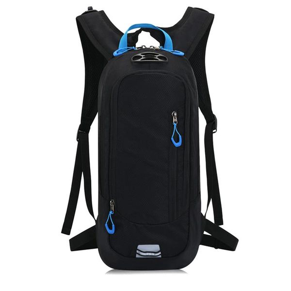 

outdoor bags men women hydration backpack water bladder waterproof cycling running breathable zipper closure with reflective strip