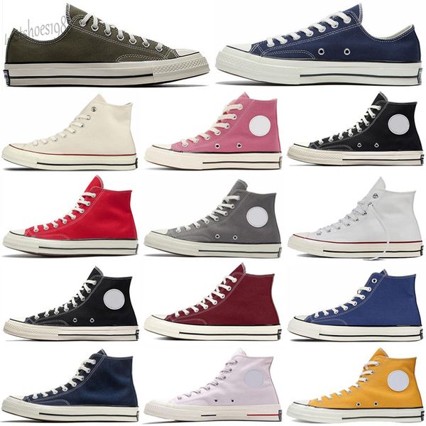 

classic canvas 1970s casual shoes platform hi reconstructed slam jam triple black white high low mens women sport sneakers 36-44