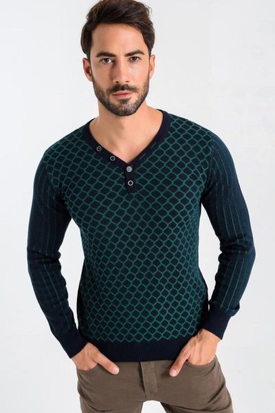 

heyss male knitwear sweater men's sweaters, White;black