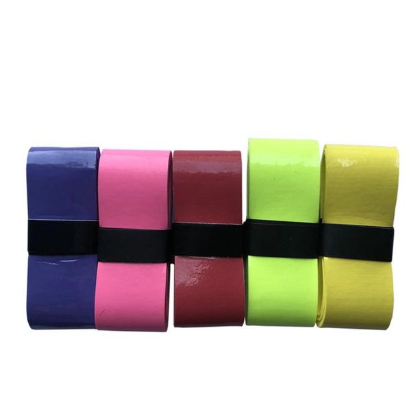 

sweatband 6pcs/lot tennis overgrip pu stick tape 0.6mm badminton tacky summer grips thin accessories men sport, Yellow;black