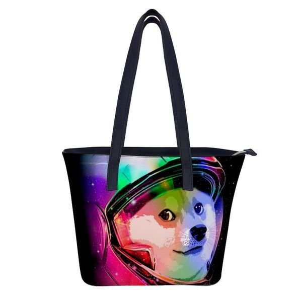 

evening bags akita inu shoulder bag work leather handbag large gifts belt female shopping