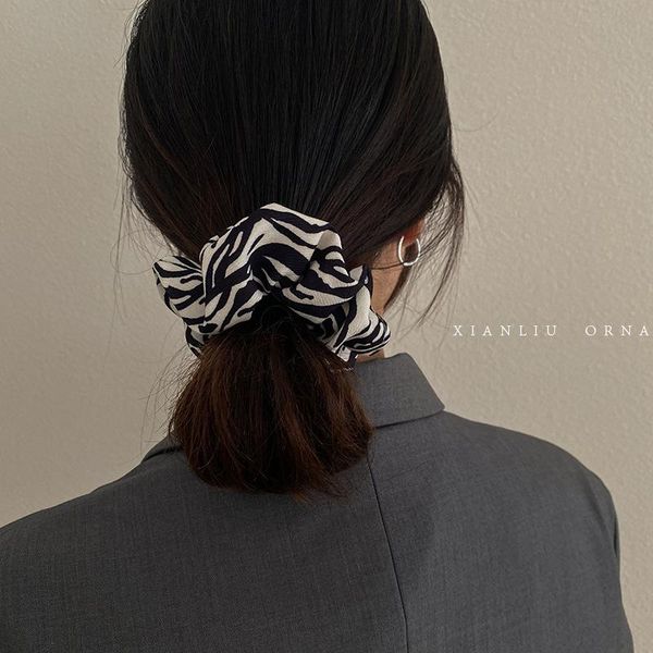 

hair accessories 2021 leopard women accressories ladies tie scrunchies polka dot ties elastic hairbands