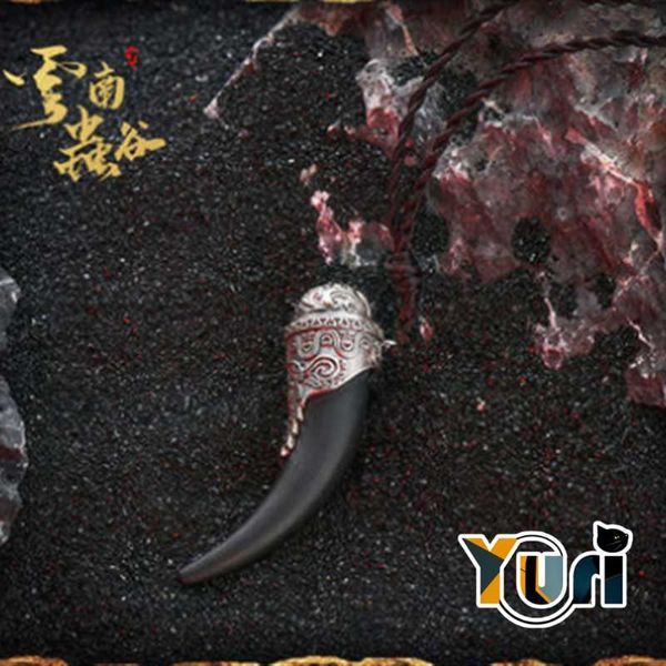 

pendant necklaces yuri anime yunnan valley hu bayi necklace for women men tibetan silver cosplay daily prop xmas gift c tx