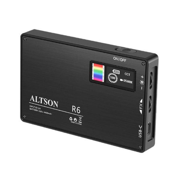 

flash heads r6 fill light led full color rgb pography pocket portable handheld multi-function live broadcast