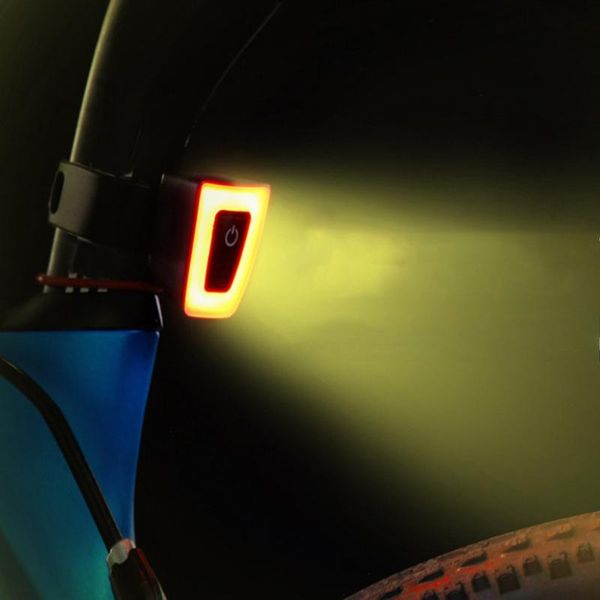 

bike lights bicycle tail light road helmet seat tube usb charging warning waterproof lamp outdoor riding accessories