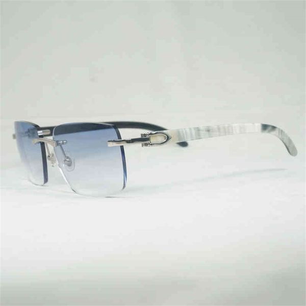 

73% off factory sale vintage natural horn sunglasses men wood rimless eyeglasses women accessorie metal frame oculos square gafas for club, White;black