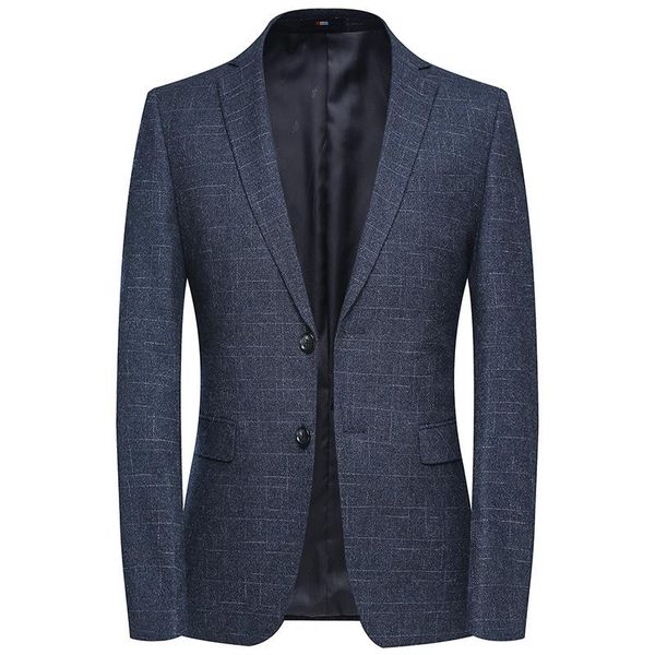 

men's suits & blazers classdim brand men blazer fashion striped print spring autumn suit jacket business casual style male formal, White;black