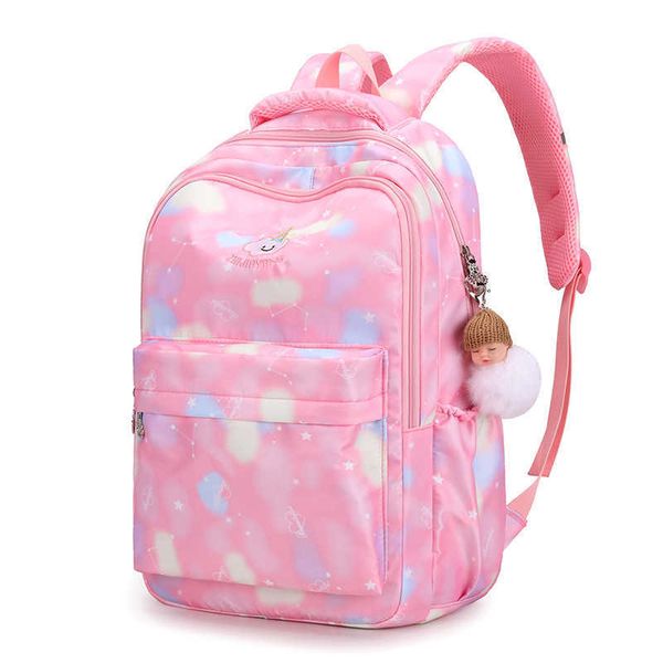 Schule Rucksäcke Kinder Taschen Für Mädchen Primäre Bücher Tasche Cartoon Druck Rucksack Mochilas X0529