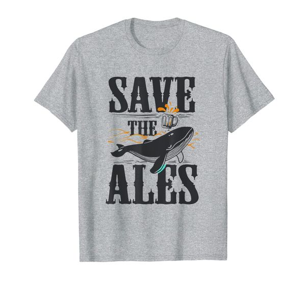 

save the ales beer drinking gift for craft beer drinker t-shirt, White;black