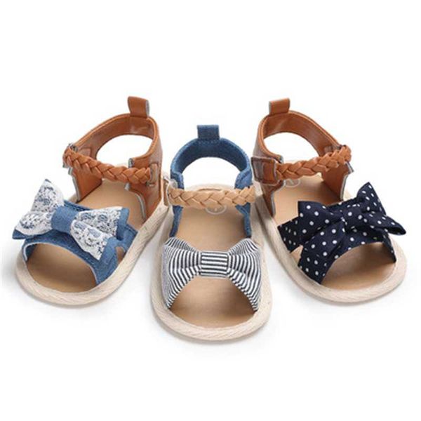 

baby sandals girls shoes born sweet summer bowknot silicone non-slip casual toddler, Black;red