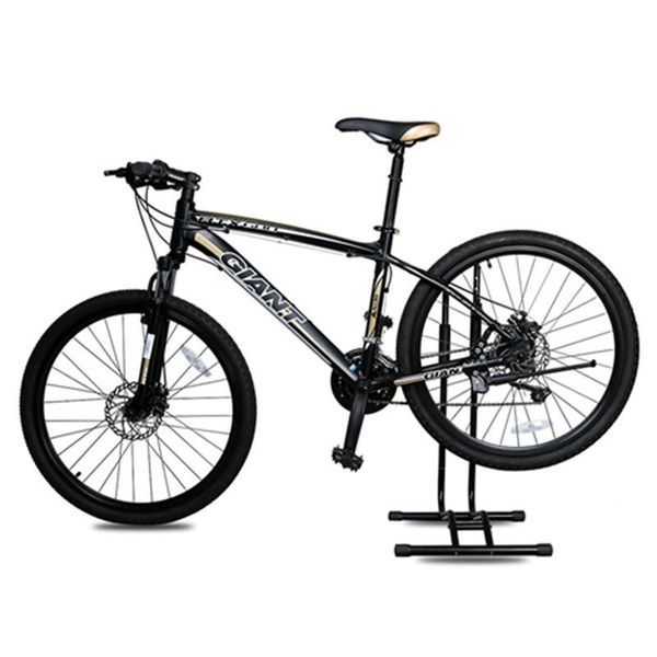 

tools 1set black heavy l-type bicycle steel display floor rack mountain parking holder bike repair stand accessories