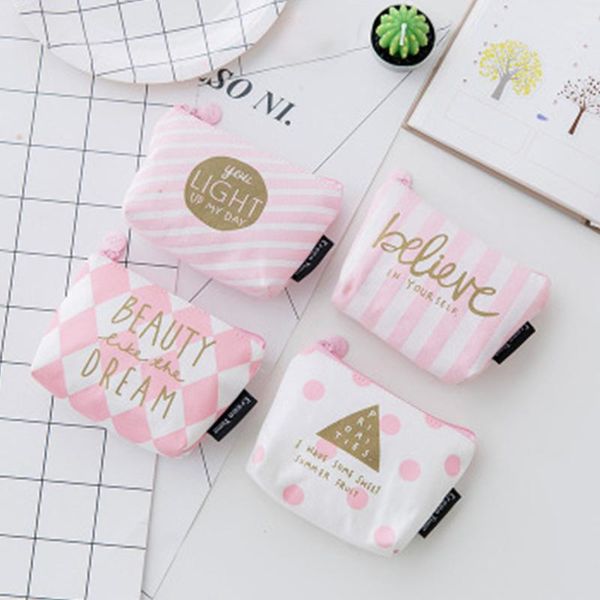 

storage bags 1pc cosmetics organizer women wallets makeup bag coin purse holder girls pouch case sanitary pad