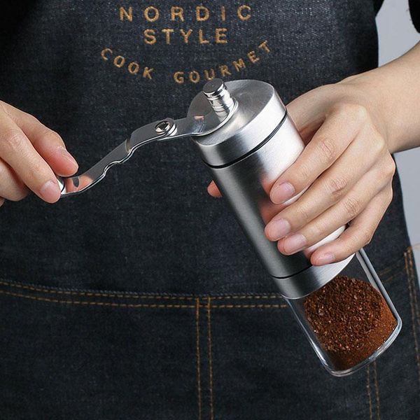 

manual coffee grinders hand portable grinder adjustable ceramic bean mill stainless steel kitchen mills tools