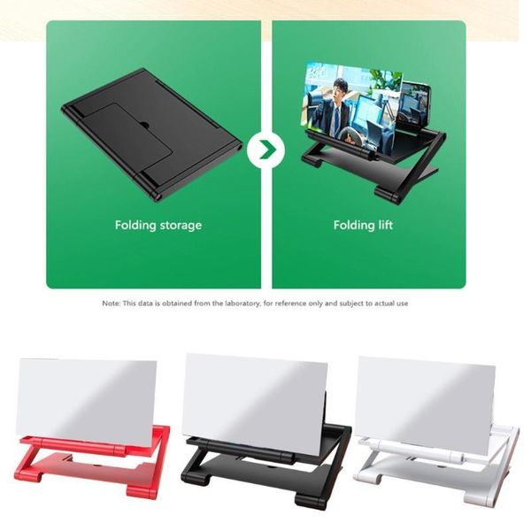 

inch foldable 3d screen mobile phone curved bracket accessory x0i1 cell mounts & holders