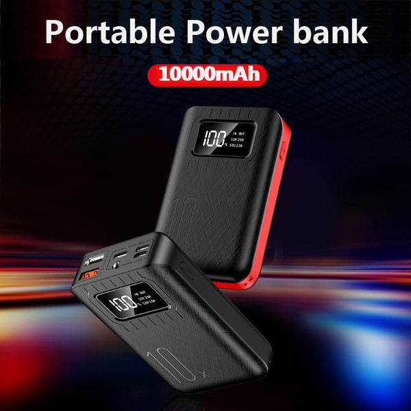 

2.1A Dual USB 10000mAh Power Bank Mini Black Mobile Phone Charging