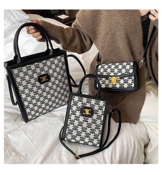 

luxury design handbag z home 2021 new texture large capacity portable tote bag