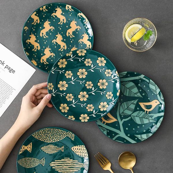 

creative japanese-style western dishes steak online celebrity breakfast nordic ins & plates
