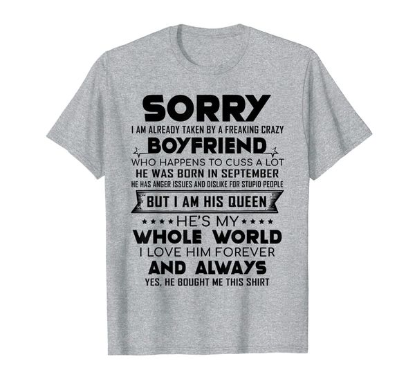 

sorry i am already taken by a freaking september boyfriend, White;black