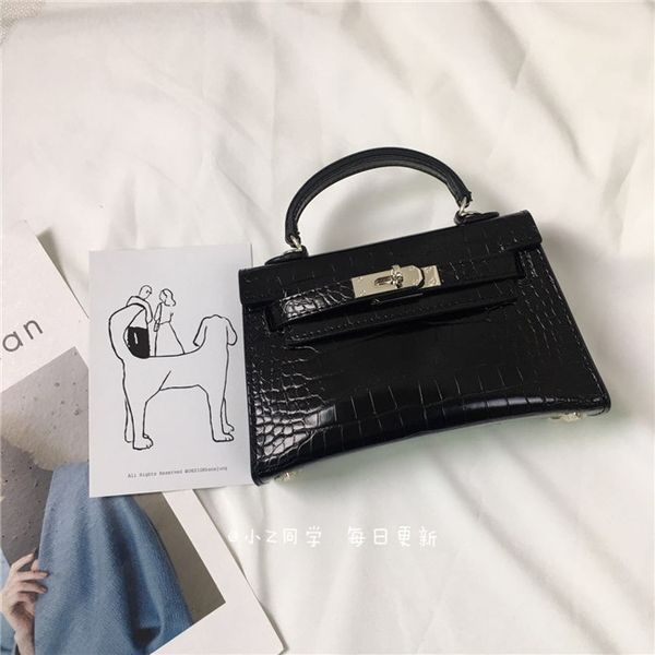 

kelly new korean versatile portable messenger bag mini alligator