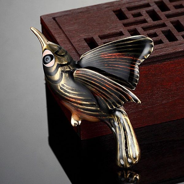 

pins, brooches selling birds brooch pin blucome jewelry women party gifts christmas broches hamsa evil eyes broch, Gray