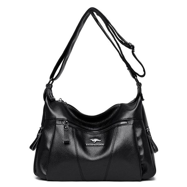 

evening bags weysfor vintage women shoulder bag pu leather crossbody soft purse multi-pocket messenger designer flap lady handbag