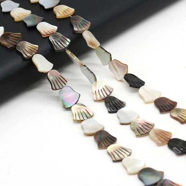 

other 100% natural freshwater shells black shell palm shape bead for jewelry making diy bracelets gift mother-of-pearl