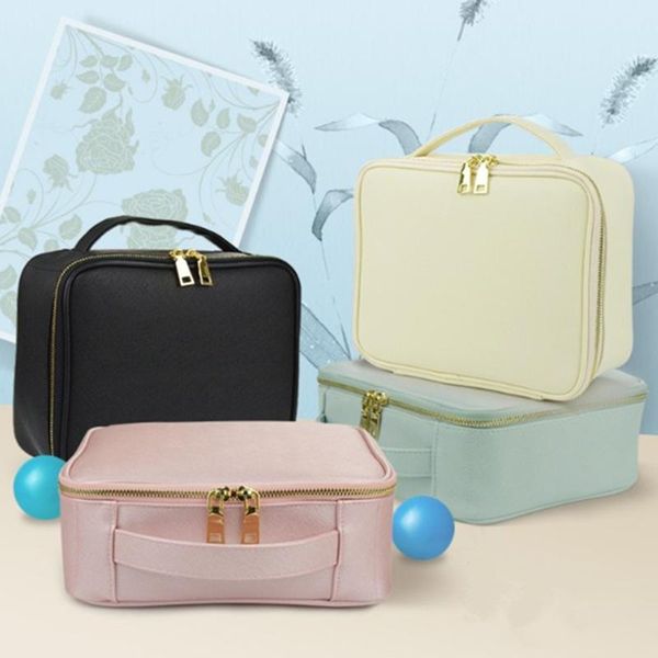 

cosmetic case large-capacity hand-held professional makeup storage bag multifunctional convenient luggage container bags