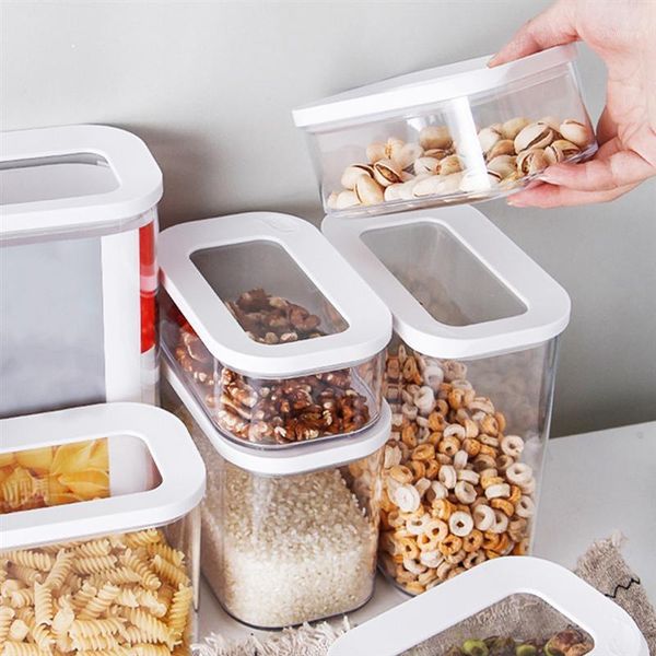 

kitchen sealing container beans fresh box storage