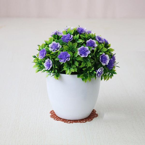 

decorative flowers & wreaths diy artificial fake potted flower plant bonsai outdoor home garden decor gifts