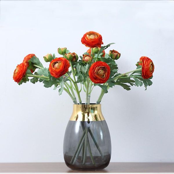 

decorative flowers & wreaths peony artificial decoration table for voiture mariage kwiaty party home decor garden accessories