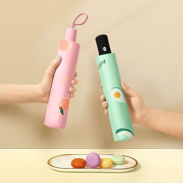 

full automatic umbrella large fruit style folding ultraviolet sunscreen sun