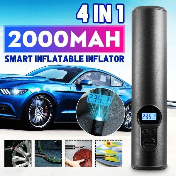 

inflatable pump 12v 150psi rechargeable air tire inflator cordless portable car compressor digital tyre for bicycle tires ball