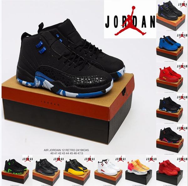 

nike air jordan 12 men basketball shoes 12s lagoon pulse varsity red twist utility reverse flu game concord grey university gold taxi playof