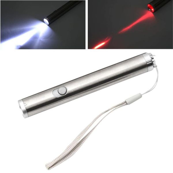 

cat toys 1 pcs portable creative funny pet led laser pointer light pen