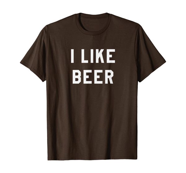 

i like beer t-shirt funny drinking tee for beer lovers, White;black