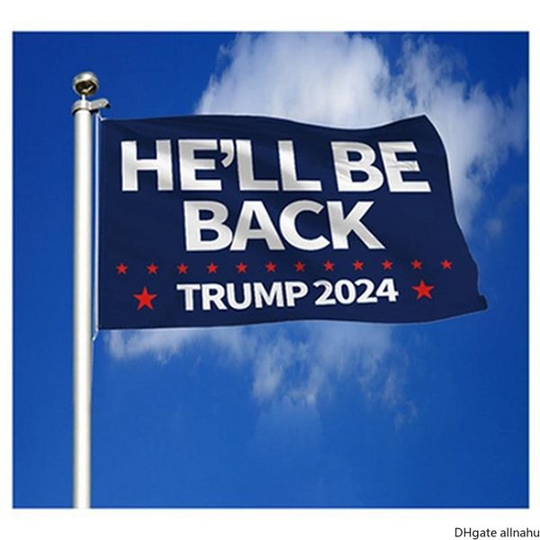 trump flag 2024 he will be back make votes count again 3x5 feet trump president election banner 90x150cm