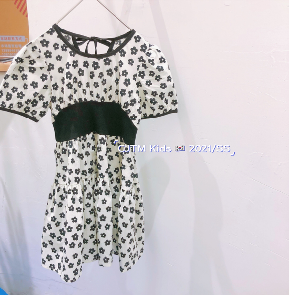 

mihkale children summer dress 2021 kids clothes girls leopard print dresses baby girl ruffles party dress, White