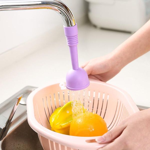 

kitchen faucets silicone tap water saving filter bathroom shower swivel for accessories hyd88