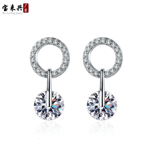 

sense love earrings simple net red circle female