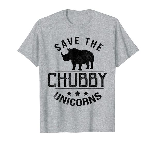 

save the chubby unicorns rhino t-shirt, White;black