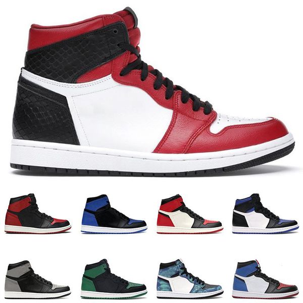

basketball shoes 1 1s turbo green men women retro fearless obsidian royal toe mens trainer sports sneakers size 36-46