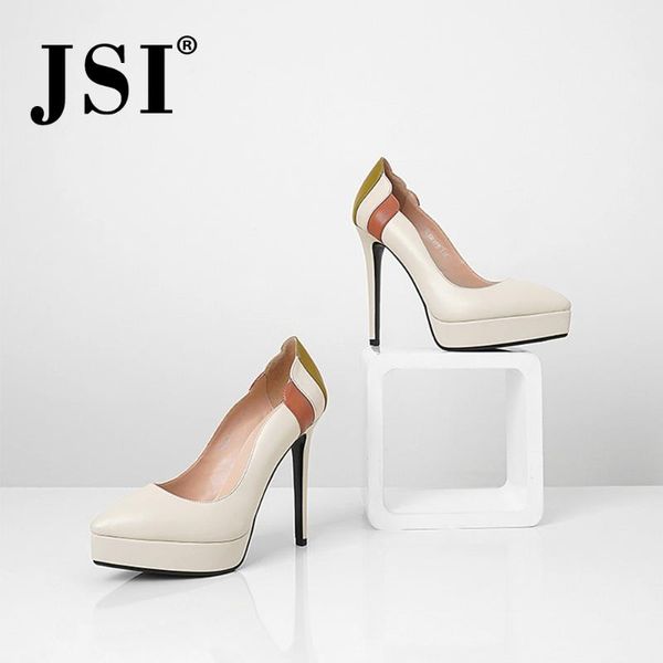 

elegant dress women's pumps quality genuine leather slip-on fashion ruffles design ladies shoes pointed toe jo46, Black